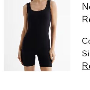 Express Black Sleeveless Shapewear Bodysuit